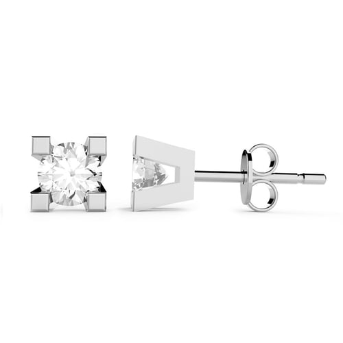 Goldstore-0.5 ct. Pırlanta Tektaş Küpe