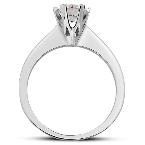 Goldstore-0.5 ct. Pırlanta Tektaş Yüzük