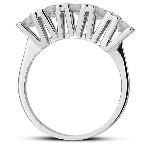 Goldstore-0.82 ct. Pırlanta 5 Taş Yüzük