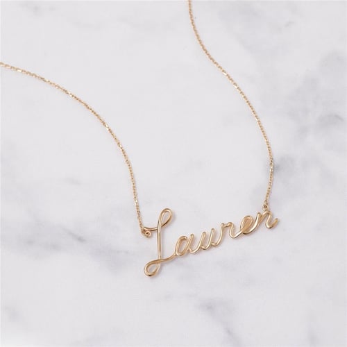 Goldstore- Name Wire Necklace