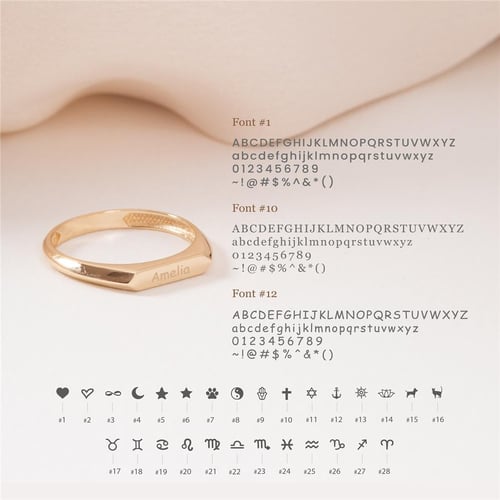 Goldstore-Rectangle Ring