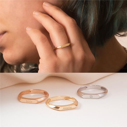 Goldstore-Rectangle Ring