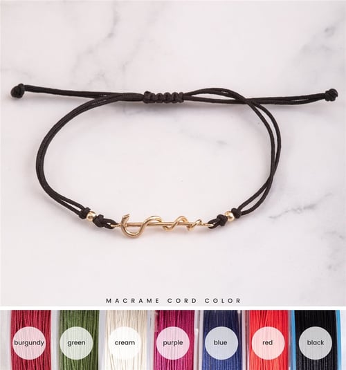 Goldstore-14K 18K Solid Gold Rod of Asclepius Rope Easy Adjustable Bracelet, Caduceus Symbol of Medicine Bracelet, Healing Symbol Snake Gold Bracelet