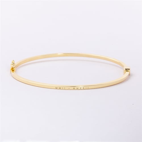 Goldstore-14K Solid Gold Dainty Hinged Bracelet, Plain Gold Bangle Bracelet, Hinged 2 mm Wide Bangle, Simple Stacking Gold Cuff, Thin Gold Bracelet