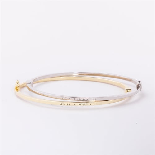 Goldstore-14K Solid Gold Dainty Hinged Bracelet, Plain Gold Bangle Bracelet, Hinged 2 mm Wide Bangle, Simple Stacking Gold Cuff, Thin Gold Bracelet