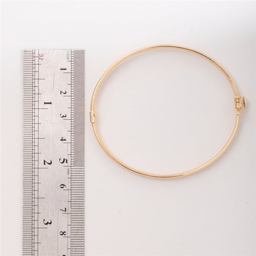 Goldstore-Custom Engrave Hinged Bangle 14k Real Gold, Personalize Name Date Coordinate Hinged Bracelet, Elegant Customized Bangle Perfect Gift for Her