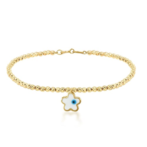 Goldstore-Nazar Gözlü Papatya Bileklik
