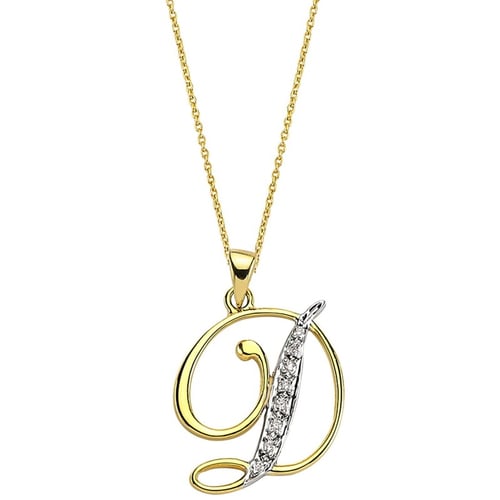 Goldstore-URL 0.04 ct. Pırlanta Harf Kolye