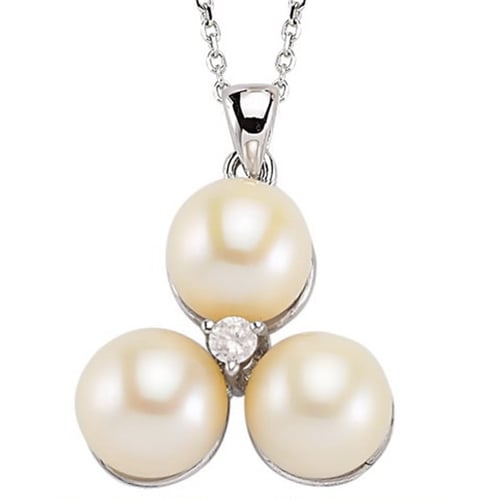 Goldstore-URL 0.06 ct. Pırlanta Kolye