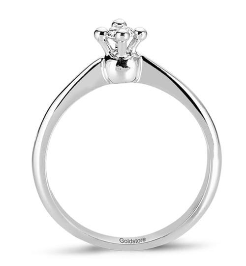 Goldstore-URL 0.11 ct. Pırlanta Tektaş Yüzük