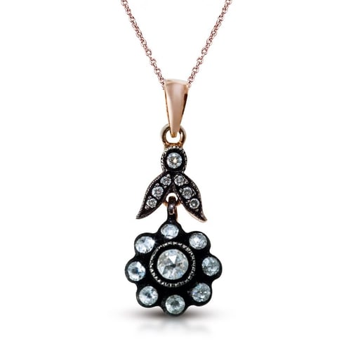 Goldstore-mucevher/8-ayar-altin-0-26-ct-gul-elmas-kolye-ee41347_41347.html