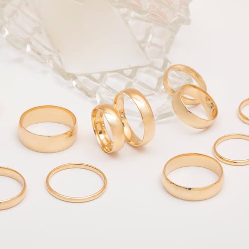 Solid Gold 3.5 mm Band Classic Ring - Goldstore