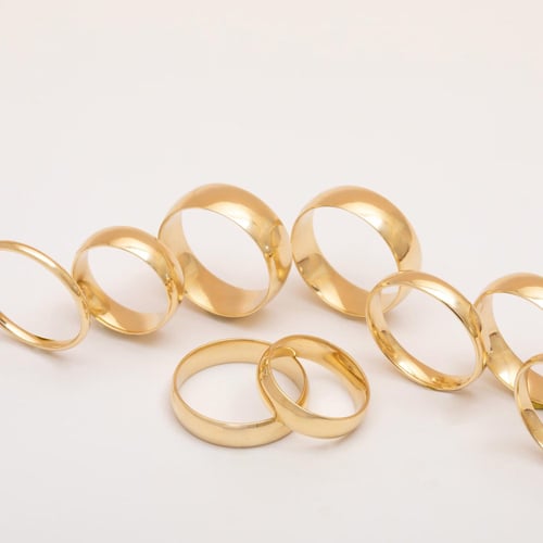 Solid Gold 3.5 mm Band Classic Ring - Goldstore