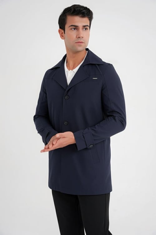 Lacivert Slim Fit Kaban KA 093