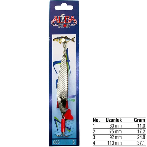 Kaşıklar Albastar 603 Turna Olta Kaşığı