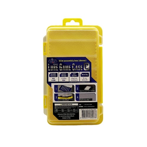 Çanta ve Kutular Albastar Elite Lure Game Case C Balıkçı Kutusu 17,5 cm x 10,5 cm x 1,8 cm