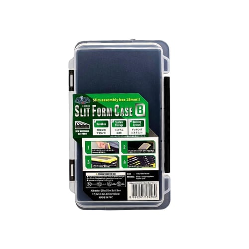 Çanta ve Kutular Albastar Elite Slit Form Case B Balıkçı Kutusu 17,5 cm x 10,5 cm x 1,8 cm
