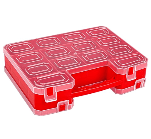 Çanta ve Kutular ASR 5033 Alfa Çift Taraf Organizer Kutu - KIRMIZI