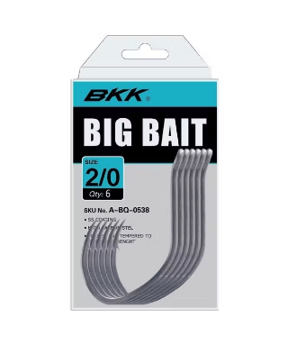 Tekli İğnelerBKK Big Bait Olta İğnesi Tekli İğneler
