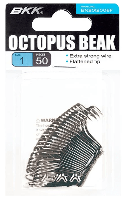 Tekli İğneler BKK Octopus Beak Olta İğnesi 50 Adet - 8-0