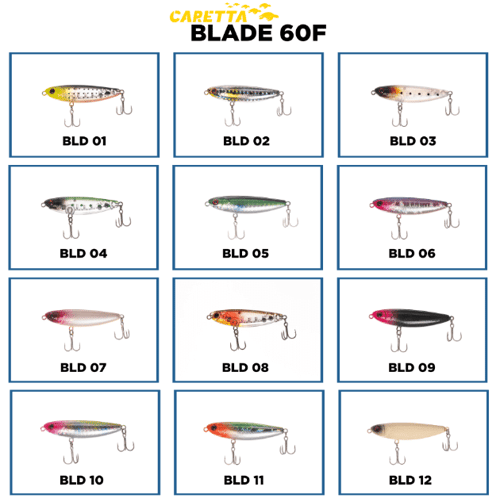 Maket Yemler Caretta Blade 60F 6 cm 6 g Maket Yem