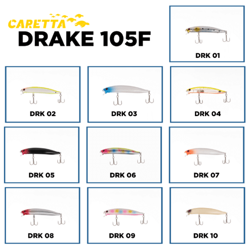 Maket Yemler Caretta Drake 105F 10.5 cm 16 g Maket Yem