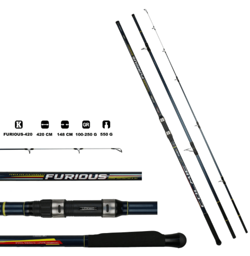 Surf Kamışları Colmic Furıous 420 Surf Kamışı 100-250 gr