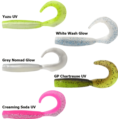 Silikon Yemler Daiwa Bait Junkie 10cm Grub (5 Adet) - GREY NOMAD GLOW