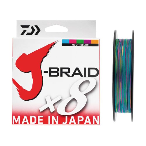 İp Misinalar Daiwa JBraid 8B 300 M Multicolor İp Misina