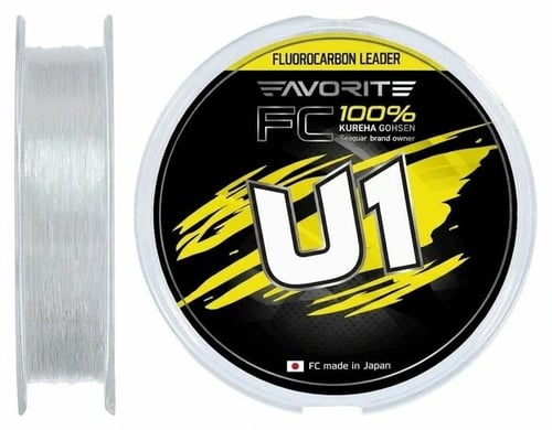 Favorite U1 FC 50M Fluorocarbon Misina - 0.22MM Fluorocarbon (Leader) Misinalar