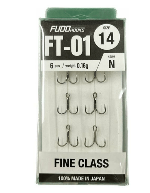 Üçlü İğneler FUDO 2230 TREBLE FINE CLASS FT-01 NIKEL ÜÇLÜ İĞNE  - 6