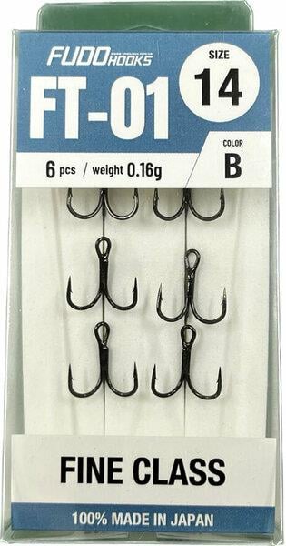 Üçlü İğneler FUDO 2231 TREBLE FINE CLASS FT-01 BLACK NIKEL ÜÇLÜ İĞNE - 4