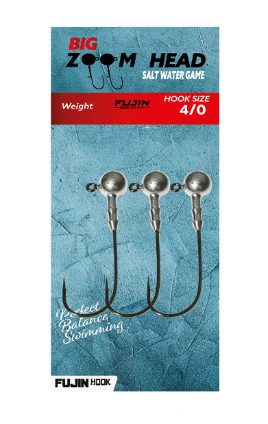 Jig Head ve Zokalar Fujin Big Zoom Head 4/0 Jighead