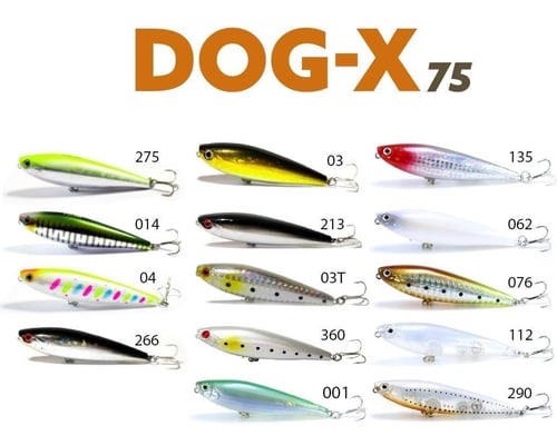 Maket Yemler FUJIN Dog-x 7.5cm 8.5gr Maket Balık