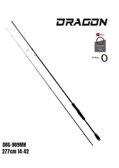 Spin Kamışları Fujin Dragon 277cm 14-42gr Spin Kamışı DRG-909MH