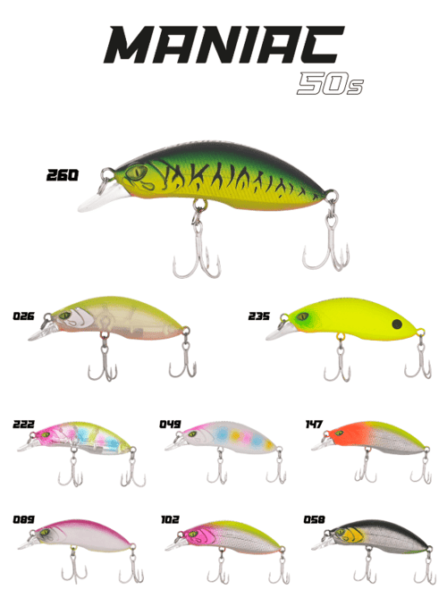 FUJIN Fujin Maniac 50S 8gr 50mm Maket Balık - 260 S.FIRE TIGER Maket Yemler