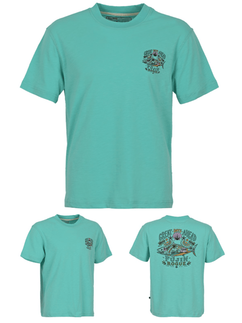 FUJIN Fujin S26 Hawaii T-Shirt Mint  Balıkçı Giyim