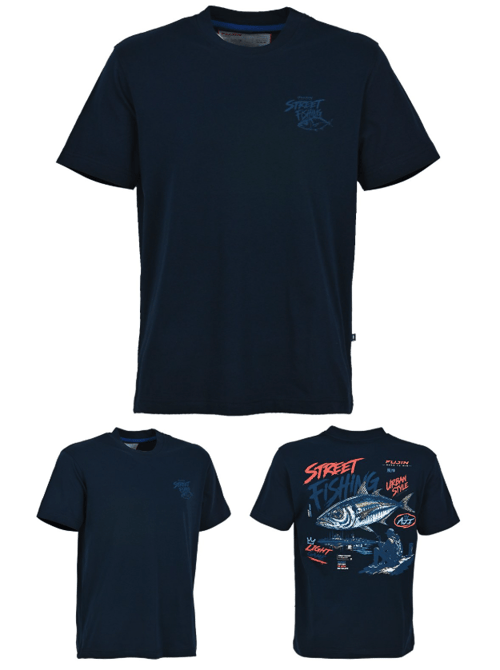 FUJIN Fujin S26 Street Fishing T-Shirt Dark Navy  Balıkçı Giyim