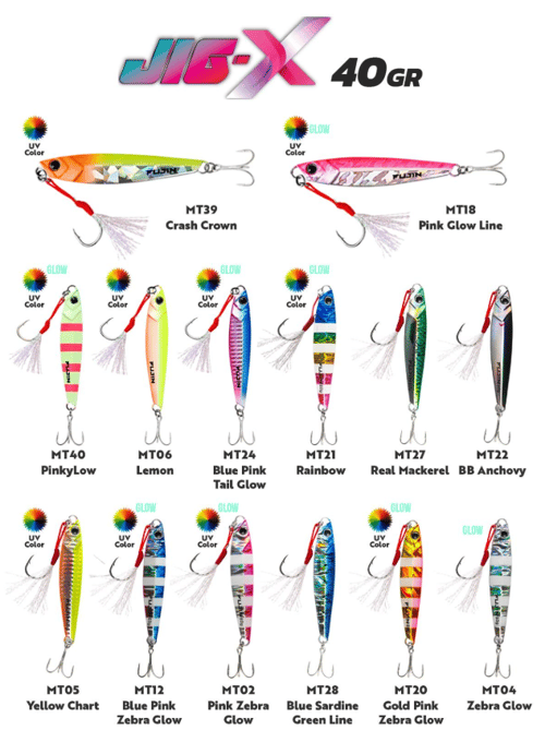 Jig Yemler Fujin Jig-X 40gr Shore Jigging Jig Yem