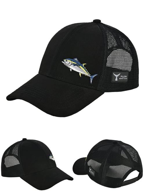 Balıkçı Giyim Fujin Pro Angler Black Tuna Şapka