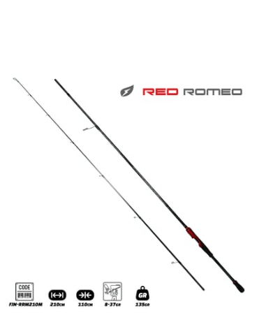 Spin Kamışları Fujin Red Romeo 210cm 8-37gr Spin Kamış