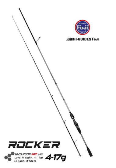 Spin Kamışları Fujin Rocker 243cm 4-17gr Light Spin Kamışı