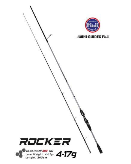 Spin Kamışları Fujin Rocker 265cm 4-17gr Light Spin Kamışı
