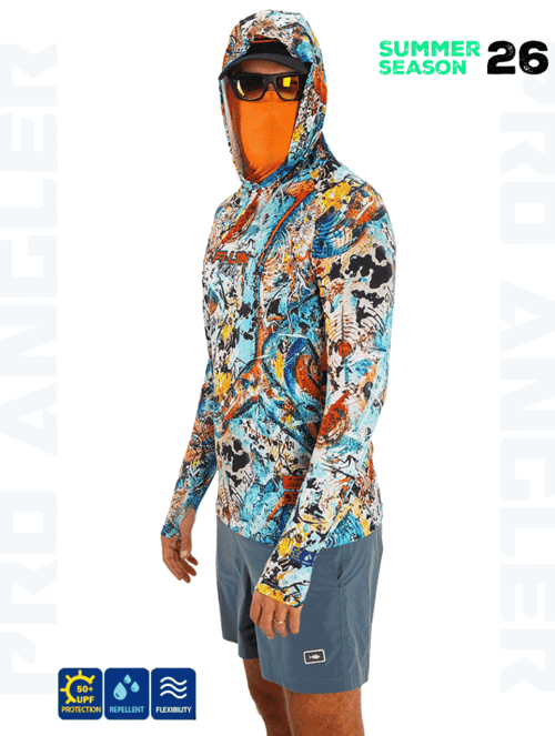 Balıkçı Giyim Fujin Rolla S26 Buff&Hoodie Makai Orange - L
