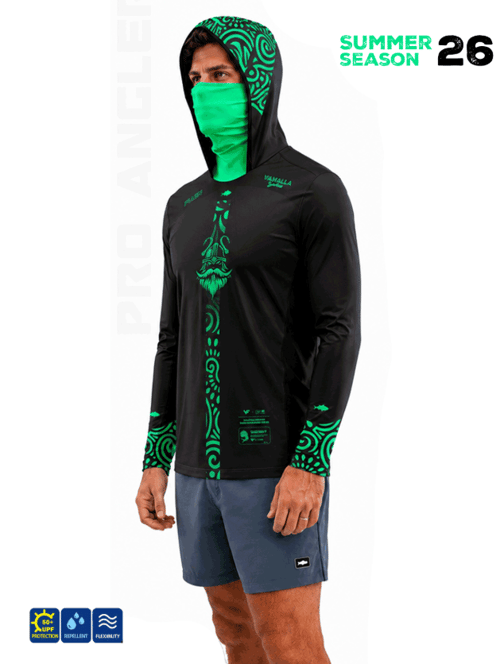 Balıkçı Giyim Fujin Valhalla Algea S26 Black Green - 2XL