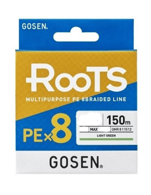 İp Misinalar Gosen X8 Roots PE 8 Örgü Spin İp Misina 150mt A.Yeşil - 0.8 PE