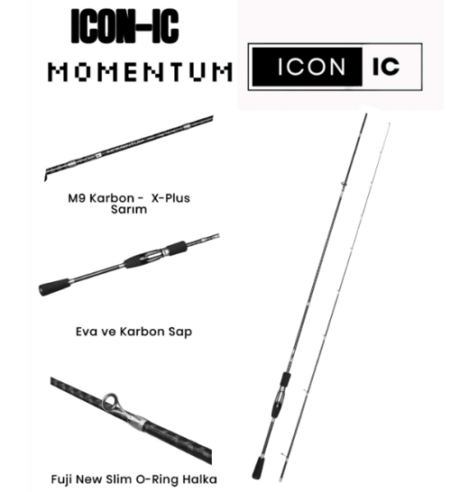 Lrf Kamışları ICON-IC Momentum 228 cm 1-15 gr Lrf Kamışı