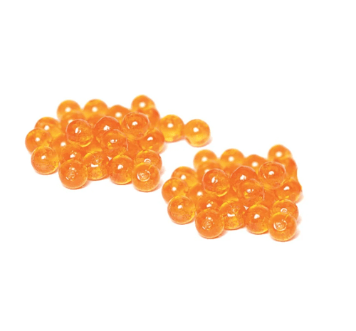 Silikon Yemler Lucky John Silikon Somon Havyarı 6 mm 60 Adet - TURUNCU
