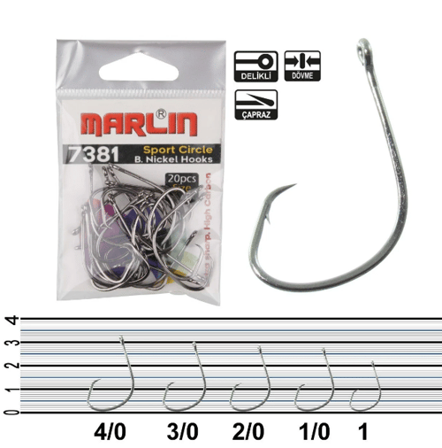 Marlin V7381 Cırcle HC BN İğne Tekli İğneler