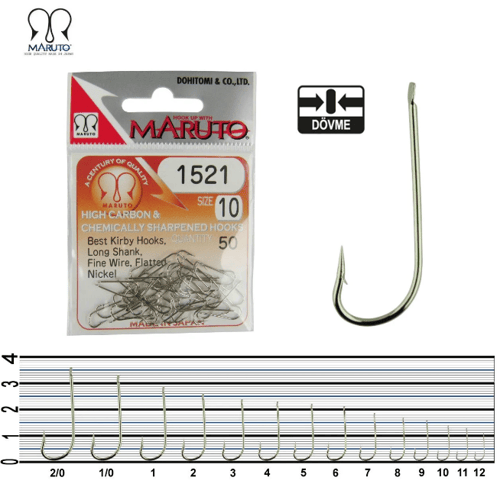 Maruto 1521 Nikel Olta İğnesi Tekli İğneler